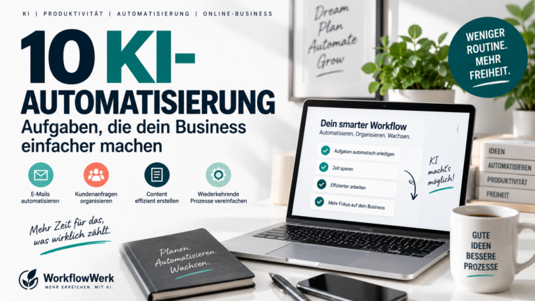 KI-Automatisierung: 10 Aufgaben, die dein Business einfacher machen
